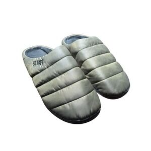 Subu Womens Slip On Quilted Slipper Shoes‎ Green 9.5 Japanese Insulated #S29-9